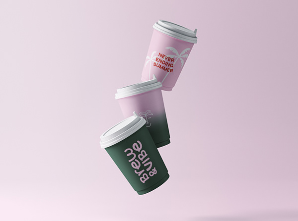 Brew&vibe. Brand identity for a coffee house