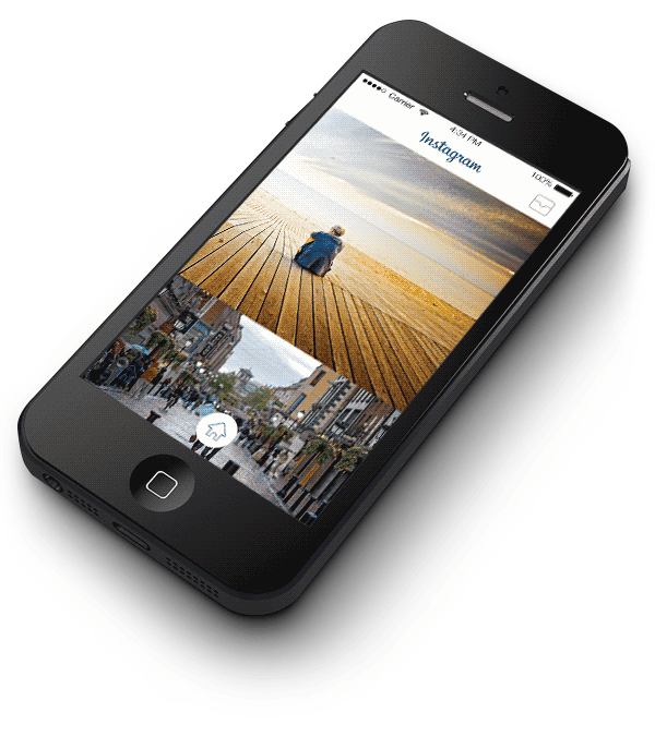 instagram app ios application Icon concept redesign UI user interface iphone Interface mobile camera design ios8