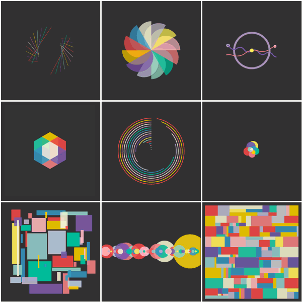 music video abstract geometric minimal electronica