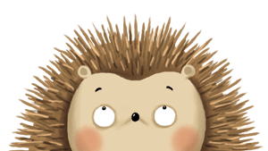 hedgehog character ILLUSTRATION  children's illustration Picture book Digital Art  animals funny forest