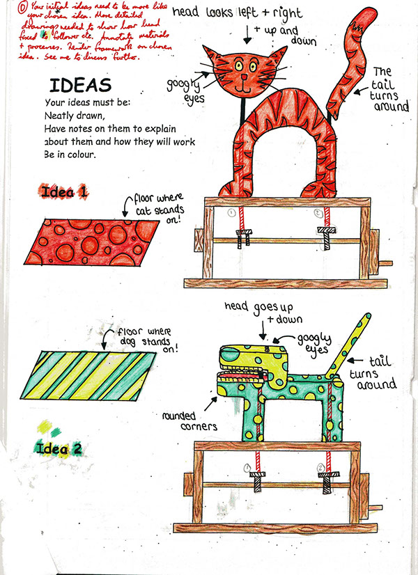mechanical toy project year 9 on behance