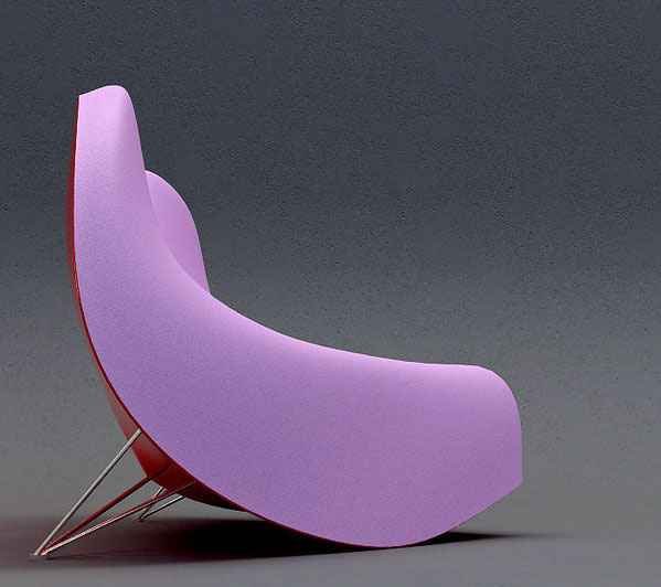 chair valentine chair Lounge Chair furniture concept design velichko velikov