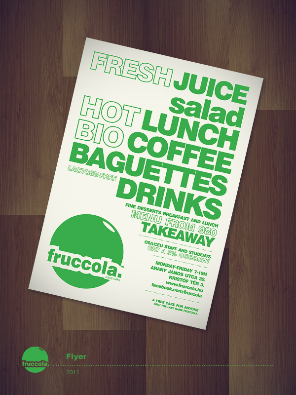 fruccola Food Packaging green signs icons