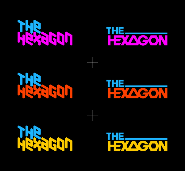 The Hexagon The Hexagon Space The Hexagon Logo Contest HexagOn Yer Jock Logo Contest! Baltimore Bmore Hexagons geometry Logo Design modular font weekends RaRahPhoto Carlos Vigil Super Rad Design SRD