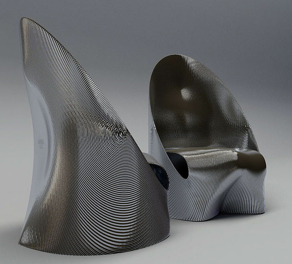 chair metal chair furniture concept design velichko velikov