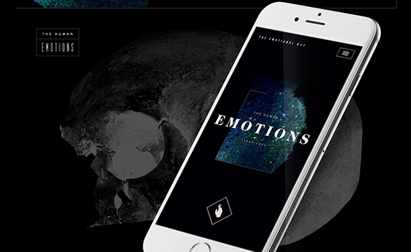 The Human Emotions - experience website