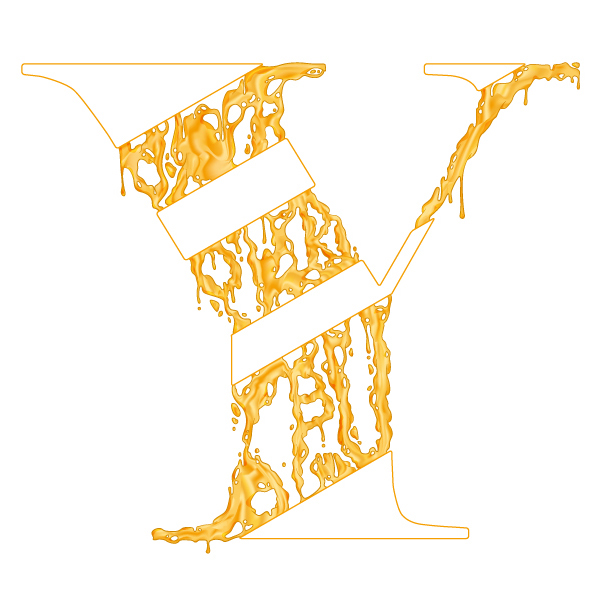 yorokobu magazine cover volkswagen melting gold Noem9 Custom letter lettering mesh tool Hazlo tu contest