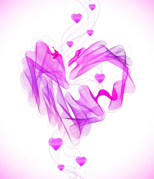 valentine  heart  abstract