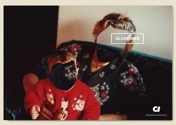 Alzheimer research photoshop vintage help art manipulation ADV design campaign