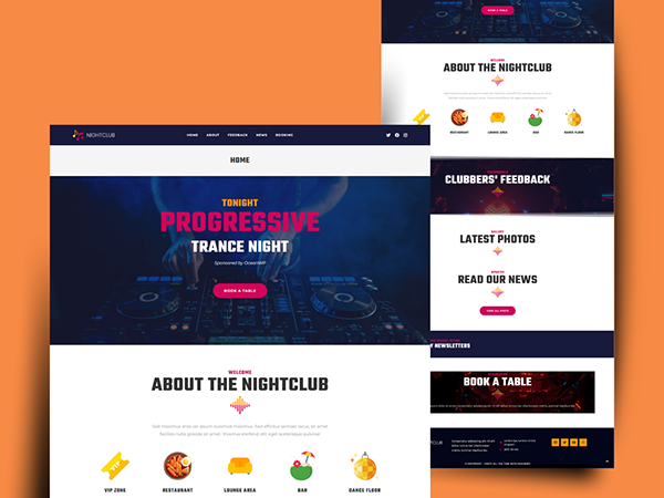Night Club Website