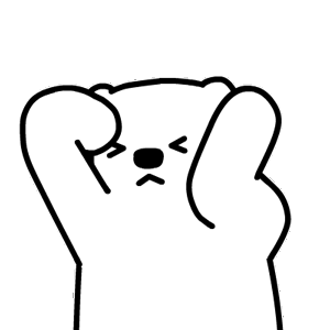 sticker QQfamily animation  gif bear Tencent Emoji