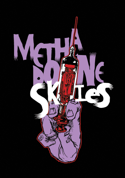 stoner sludge tshirt drawings methadone graphics