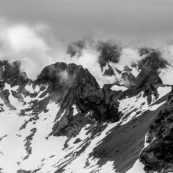 germany landscapes Kimmo Savolainen mountains fog clouds black White Garmich partenkirchen FINEART art