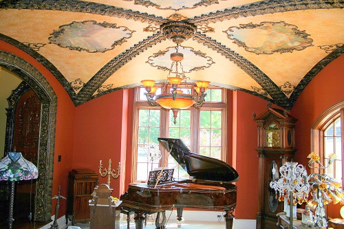 ceilings faux finishes plastering Murals charlotte designers Charlotte NC Design Classic French Country Cottage French Country Kitchen French design Groin ceiling luxury homes