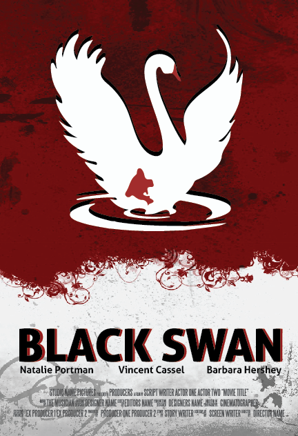 poster blackswan swan movie art