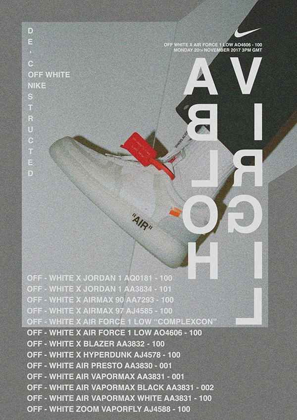 NIKE X OFF WHITE AD CAMPAIGN | INITIAL IDEAS