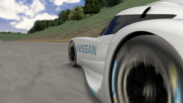 Nissan car race product launch