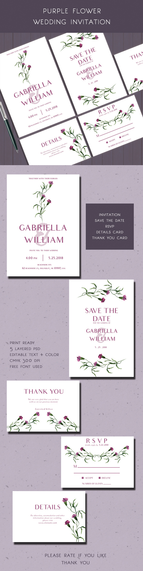 wedding invitation ILLUSTRATION  art graphic design  print template Invitation cards