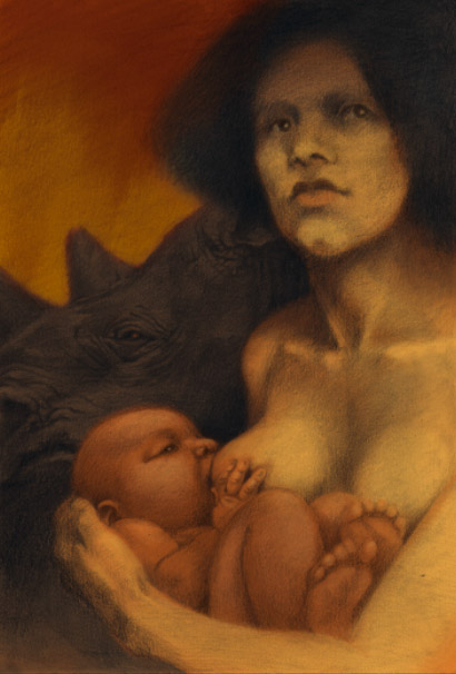 Adobe Portfolio maternity chilhood pattern rhyno child mother 48 Stunden Neukölln