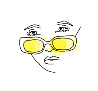 Sunglasses face ILLUSTRATION  sketch photoshop summer fashiondesign art eyes Sun