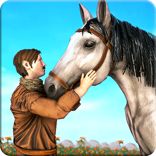 western vintage screenshot Mobile app UI/UX design horse game Horse Life GAME horse simulator Stable Horse