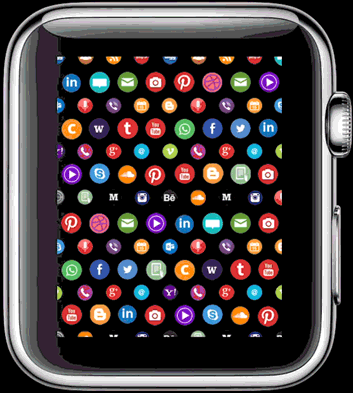smartwatch watch smart watch home screen concept UI apple watch Moto 360