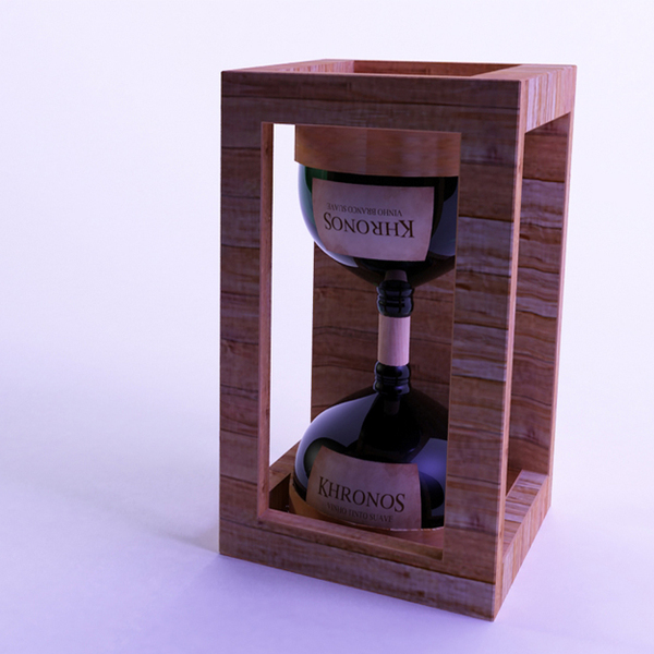 vinho wine Ampulheta hourglass embalagem package design 