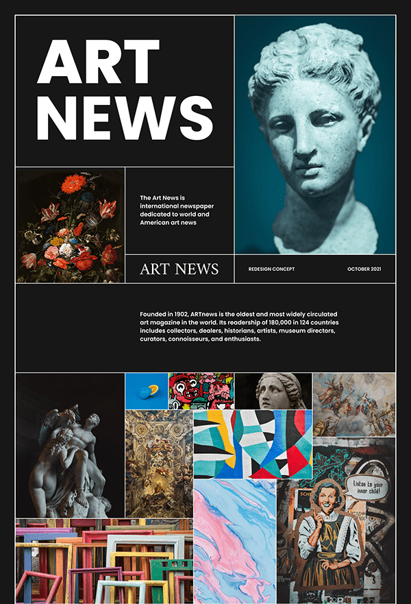 ArtNews — redesign website