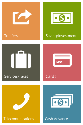 Bank app windows W8 aplication banking