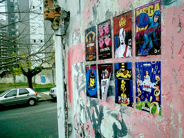 Nintendo  games  rock  Movies  vintage  retro  atari arcade punk wheatpaste pop culture