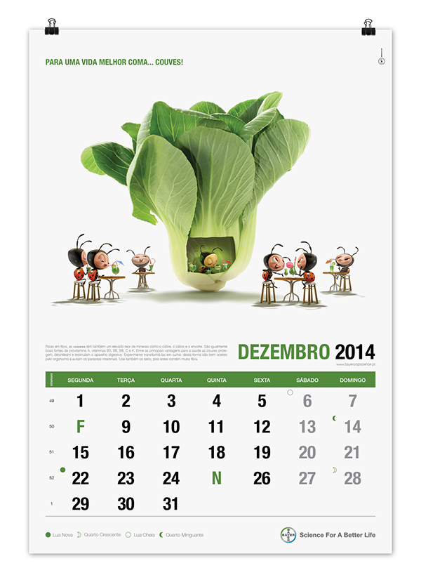 Calendar 2014 Bayer Cropscience on Behance