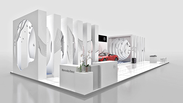 Mercedes-Benz SLC Dream Car Display Design 12-2016