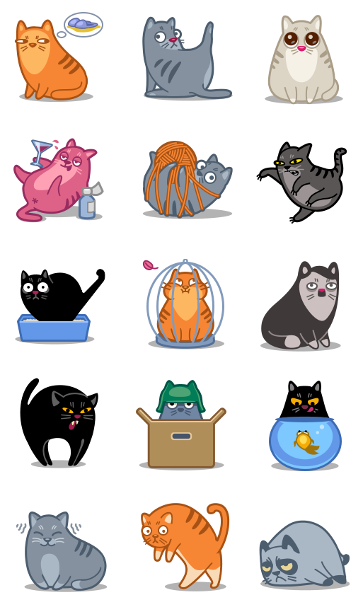 Cat  kitty  kitten  cats  icon  iconka  meow  free icons  freeware cartoon