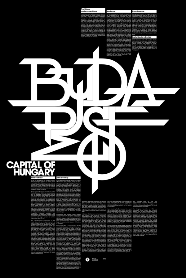 typographic poster type design vector graphics