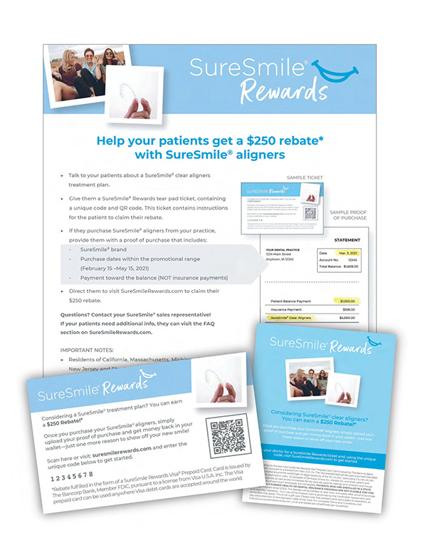 suresmile-rewards-customer-rebate-program-on-behance