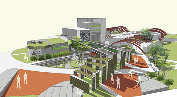 Campus landscape planning and design