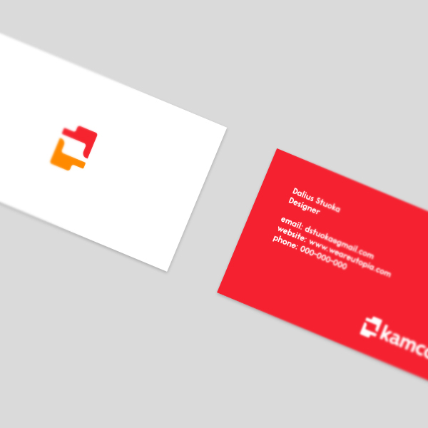 logo identity agency kamcord mobile manual letterheads Business Cards utopia stuoka TASS bielskis