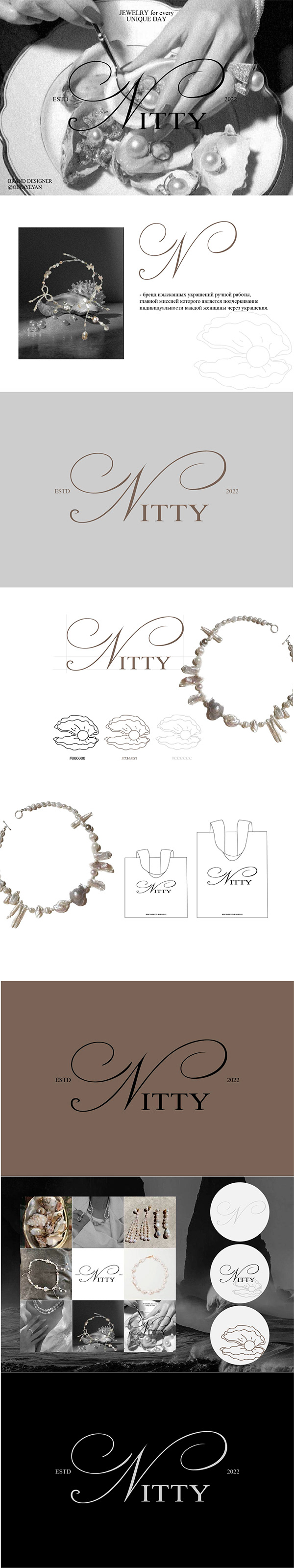 Nitty | Логотип для бренда украшений