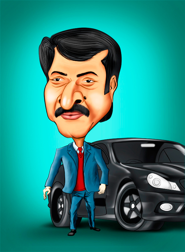 Caricatures Of Indian Politicians & Film stars on Behance