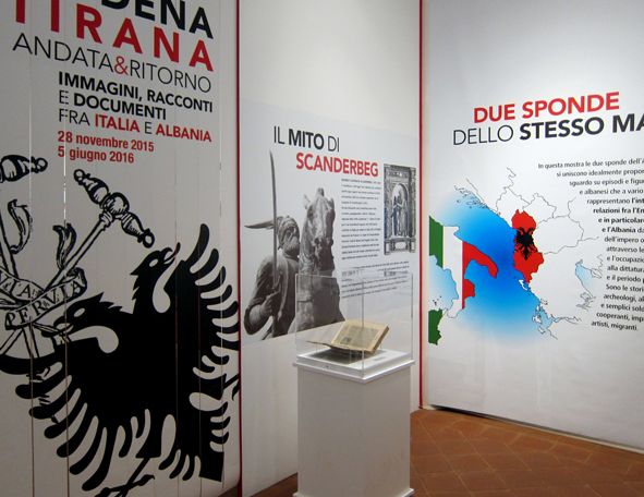 Albania Exhibition  modena modena-tirana andata rtiorno musei civici modena regno d'albania guerra d'albania enver hoxha memorie coloniali italy and albania