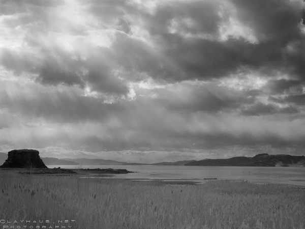 utah infrared IR digital Landscape black & white desert mountains valleys west desert great salt lake