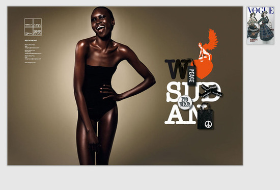 Alek Wek Sudan no war