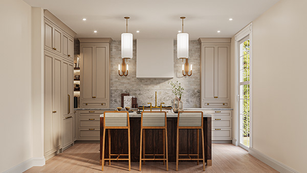 Reid Kitchen | Interior rendering