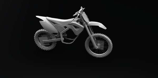 Motocross mx husaberg dirt model Render 3d modeling 3d art replica