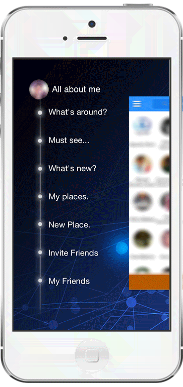 UI ux ios Social interaction Travel culture mobile app design
