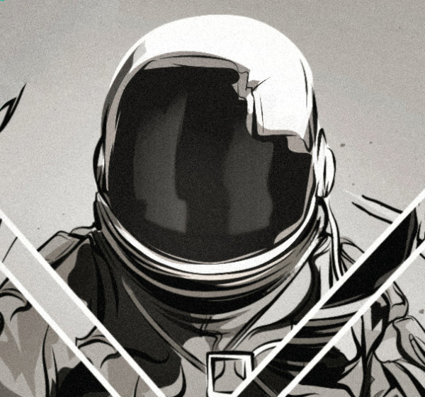 futuristic earth franko schiermeyer vector illustrations comic astronaut time future Space 