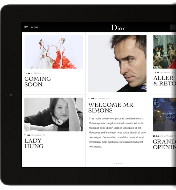 Dior Mag iPad