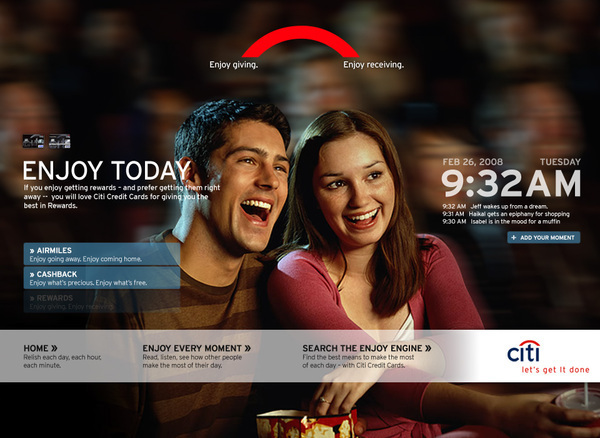 citibank interactive design