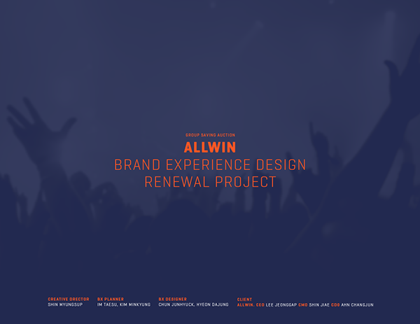 Group Saving Action ALLWIN Brand Experience Design