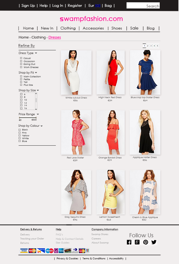 stafford clothing website